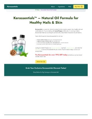 Kerassentials – Natural Oil Formula