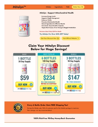 Mitolyn - Support Mitochondrial Health