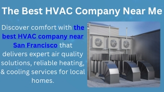 The Best HVAC Company Near Me