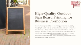 Maximize Your Brand Visibility with Outdoor Sign Boards