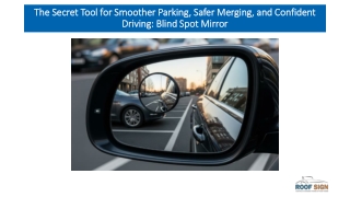 The Secret Tool for Smoother Parking, Safer Merging, and Confident Driving  Blind Spot Mirror