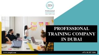 PROFESSIONAL TRAINING COMPANY IN DUBAI