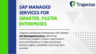 Future-Ready Solutions with SAP Managed Services