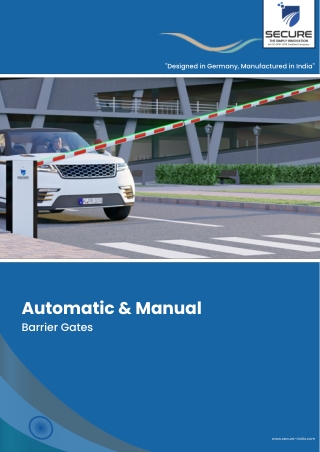 Boom Barrier Model SBG100 – Automatic Vehicle Access Control Solution
