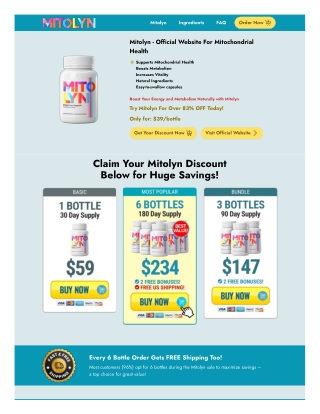 Mitolyn - Official Website For Mitochondrial Health