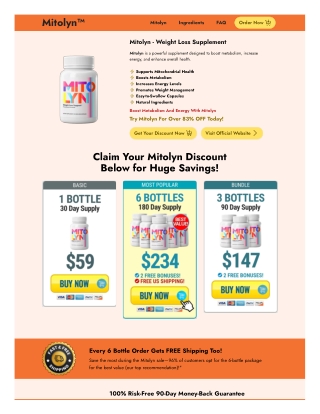 Mitolyn - Weight Loss Supplement