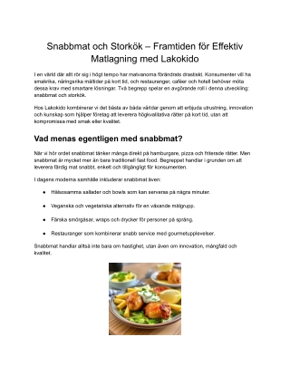 Lägg till Meny – Utöka Ditt Restaurangerbjudande