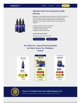 Respilean Boost Your Respiratory Health Naturally