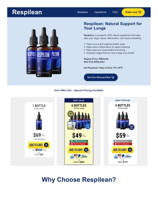 Respilean: Natural Support for Your Lungs