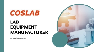 Best Lab Equipment Manufacturer in India