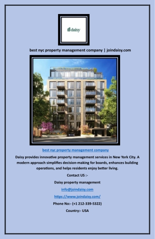 "co op management companies | joindaisy.com "