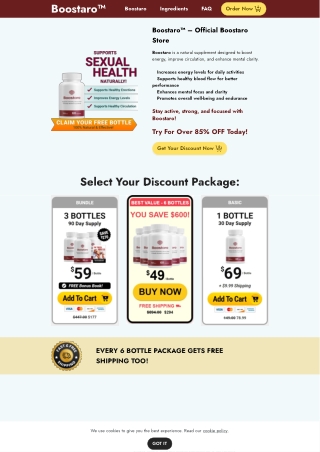 Boostaro™ – Official Boostaro Store