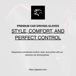 Premium Car Driving Gloves for Style, Comfort, and Perfect Control