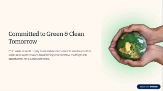 Committed to Green & Clean Tomorrow