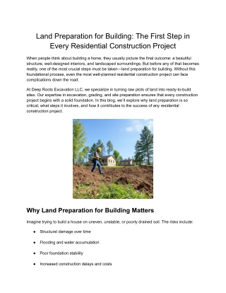 Grading Land Cost – Affordable Leveling Estimates