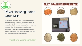 Why the JR Digital Grain Moisture Meter Is Revolutionizing Indian Mills