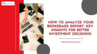 _How to Analyze Your Brokerage Report Key Insights for Better Investment Decisions