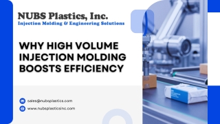 Why High Volume Injection Molding Boosts Efficiency