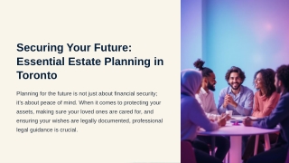 Don't leave your legacy to chance. Take control of your future today.