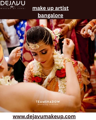Professional Make Up Artist in Bangalore – DejaVu Makeup