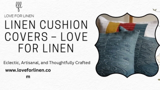 Elegant Linen Cushion Covers – Love for Linen