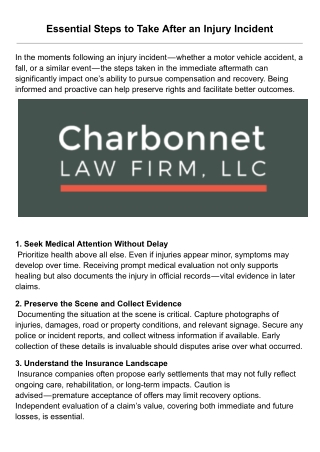 Charbonnet Law Firm