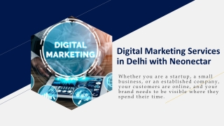 Digital Marketing Services in Delhi with Neonectar