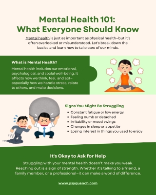Mental Health 101 – Understanding Emotional Well-Being | PsyQuench