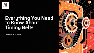Everything You Need to Know About Timing Belts
