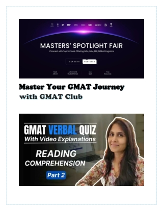 Master Your GMAT Journey with GMAT Club