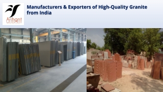 Manufacturers & Exporters of High-Quality Granite from India
