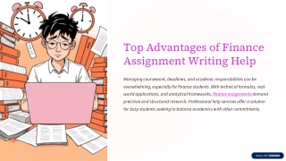 Top Perks of Finance Assignment Help for Time-Strapped Students