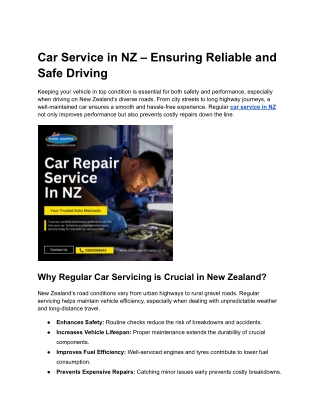 Trusted Car Service in NZ for Smooth and Secure Driving (1)