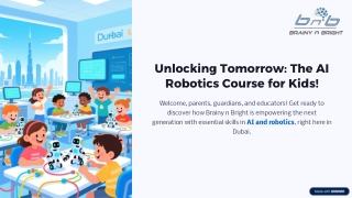 Brainy n Bright – AI Robotics Course for Kids | Robotics Innovative Learning