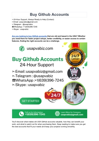 (usapvabiz.com) Buy Github Accounts