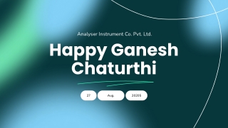 Happy Ganesh Chaturthi 2025
