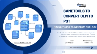SameTools to Convert OLM to PST (1)