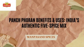 PANCH PHORAN BENEFITS & USES INDIA’S AUTHENTIC FIVE-SPICE MIX