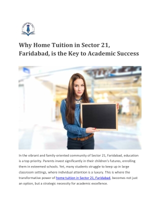 Home tuition in Sector 21 Faridabad | Faridabad home tutor