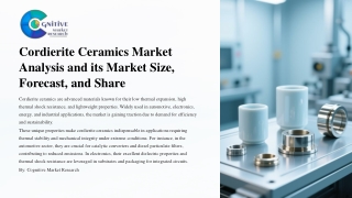 Cordierite Ceramics Market Analysis and its Market Size, Forecast, and Share