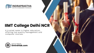 Best MBA Course in Dwarka at IIMT Rohtak