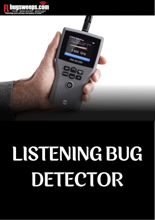 Listening Bug Detector Services – Expert Hidden Device Detection
