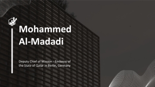 Mohammed Al-Madadi - A Policy-Shaping Diplomat - Doha, Qatar