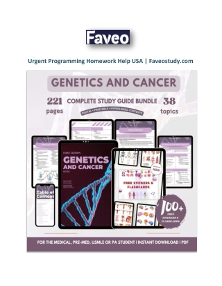 Urgent Programming Homework Help USA | Faveostudy.com