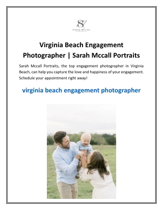 Virginia Beach Engagement Photographer