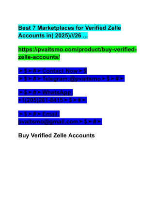 Best 7 Marketplaces for Verified Zelle Accounts in( 2025)___26