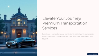 A1NYRide - Premium Transportation Services in NYC & Beyond