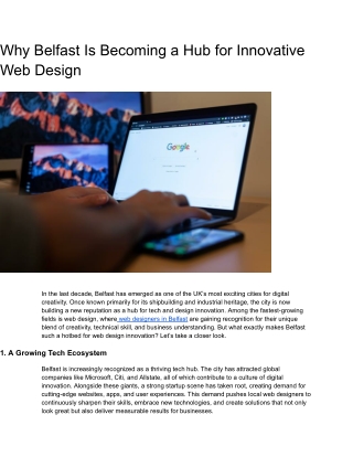 Web Designers In Belfast