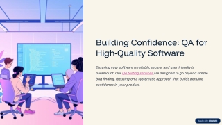 QA Testing Services for High-Quality Software