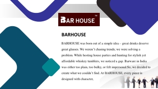 Buy a Premium Whiskey Glass Set – Classic Looks, Smooth Sips